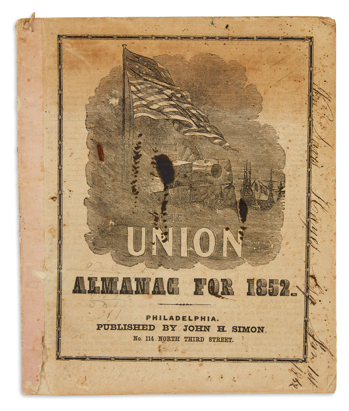 (SLAVERY AND ABOLITION.) The American Anti-Slavery Almanac for 1839.